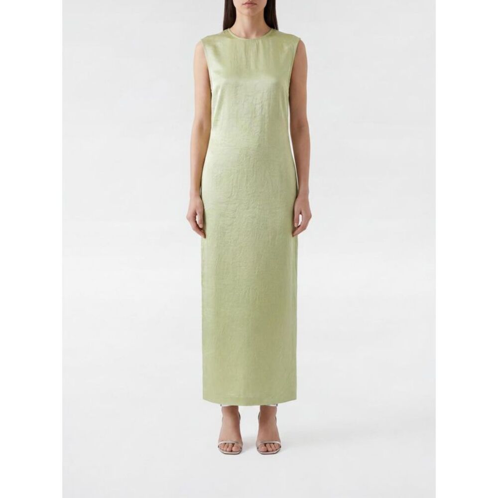 Filippa K Women Filippa K Sleeveless Midi Dress In Acetate With Cut-Out Detail